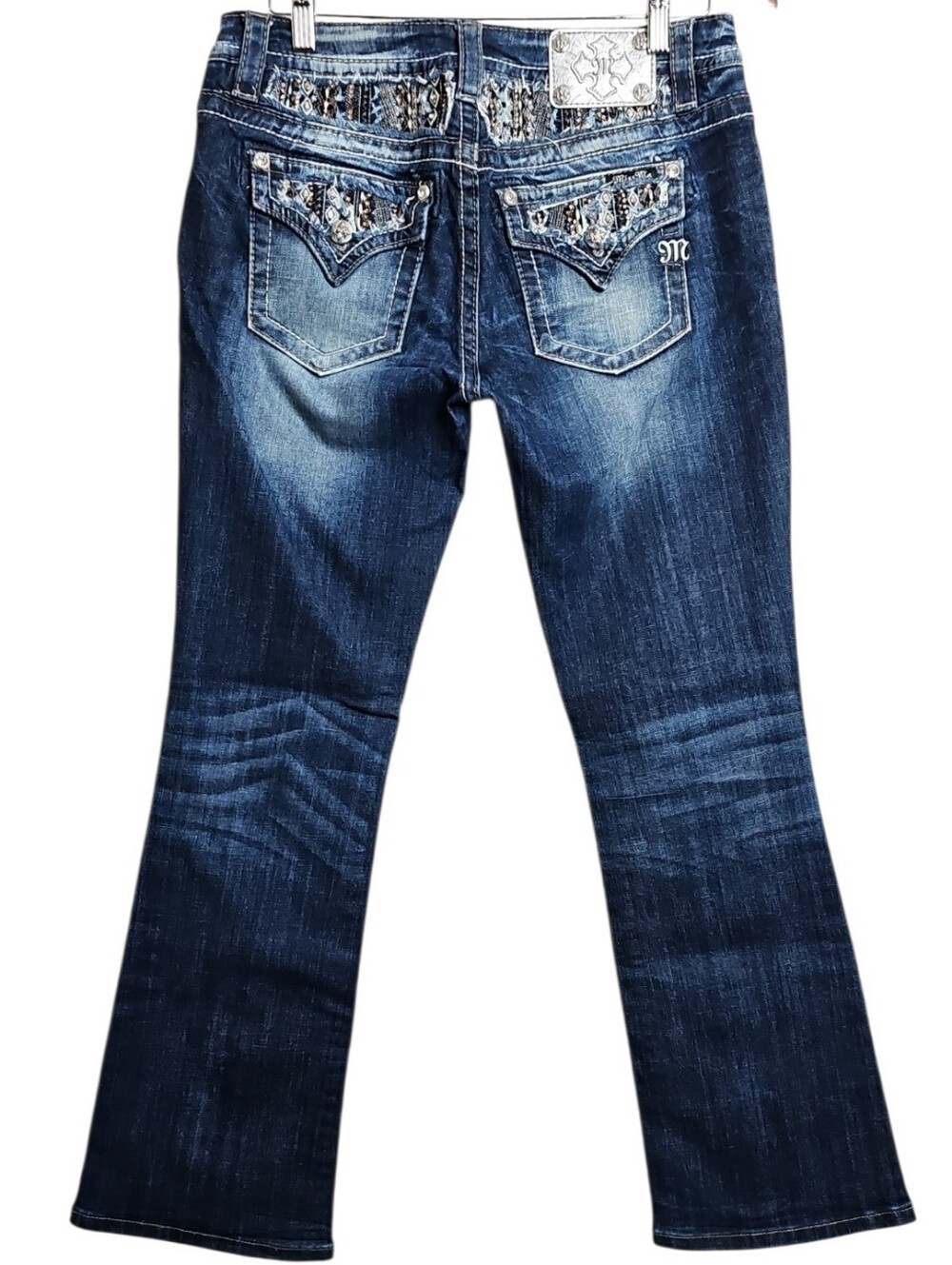 💥Miss Me Relaxed Boot Jeans. Women's Size: Waist 29x31 Inseam.